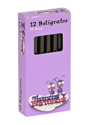 Safta- Caja 12 Boligrafos El Hormiguero Teen 6,5X13,7X2,5Cm, Multicolor (312298169)