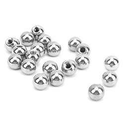 Cuenta de Recorte de Perforación, Cuentas de Acero Roscadas M4 de 10mm/0,4 Pulgadas de Diámetro de Acero Inoxidable 20 Piezas para Impresora 3D para d características