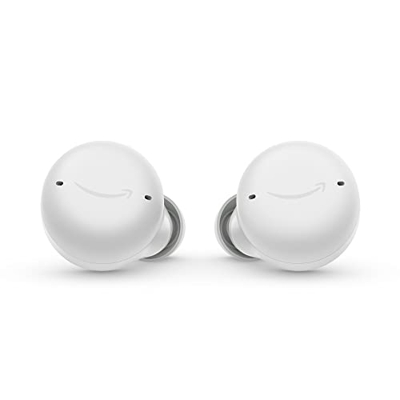 Nuevos auriculares inalámbricos Echo Buds (2.ª generación), con cancelación activa del ruido y Alexa, con carga inalámbrica | Blanco