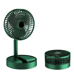 Yuehuamech Desk Fan Folding Rechargeable Fan with 3 Wind Speeds Portable Table Fan Personal Fan Stand Cooling Fan for Office Dorm Outdoor Camping Trav precio
