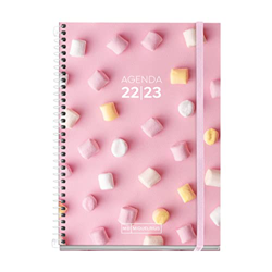 MIQUELRIUS - Agenda septiembre 2022 junio 2023 - Día Página - Tamaño Activa 11,7 x 17,4 cm - Bilingüe: español, inglés - Teen - Dulces en oferta