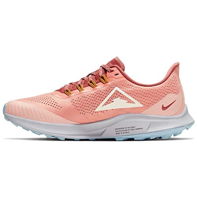 Nike Air Zoom Pegasus 36 Trail Mujeres Running Trainers AR5676 Sneakers Zapatos (UK 3.5 US 6 EU 36.5, Pink Quartz Pale Ivory 601)