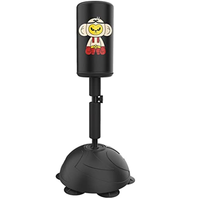 Saco De Boxeo para Niños con Guantes, Saco Pesado para Taekwondo, MMA, Saco De Boxeo Independiente para Rebote Y Espalda, Aliviar La Energía Acumulada