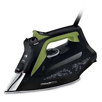 Rowenta Eco Intelligence DW6330 Plancha de Ropa de 2500 W de potencia, 30% ahorro energía con función Eco, vapor continuo 45 g/min, suela Microsteam 4