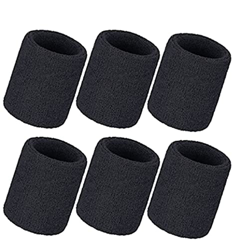Voarge 6 Piezas Muñequeras Deportivas, Muñequera Deportiva Pulsera, Muñequeras Sudor Muñequeras Deportivas Elásticas para Fútbol, Baloncesto, Running  en oferta