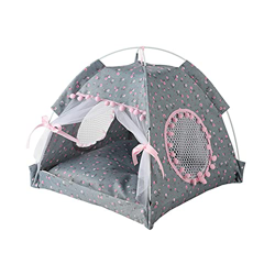 Tienda de campaña para Perros Mascota Tiendas de campaña Casa de Perro Cama Interior Casa de Perro Casa de Perrito Gato al Aire Libre casa 35,Grey en oferta