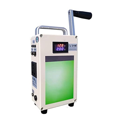 20W Generador De Manivela De Mano Pequeña Cargador De Teléfono Móvil Cargador De Emergencia De Energía Portátil Campo De Iluminación para El Hogar Al 