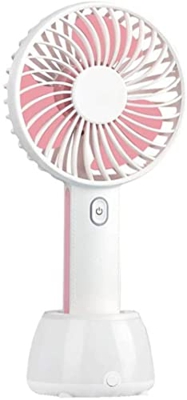 XiangWen Mini ventilador de mano de verano con luz LED de noche Mini USB silencioso ventilador ligero portátil de luz en casa oficina al aire libre vi