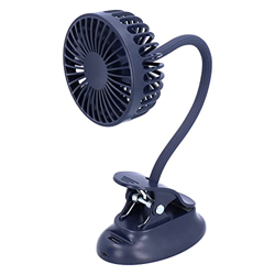 Mini Ventilador de Mano, Ventilador Personal de Carga USB con Cuello de Ventilador Flexible Y Abrazadera de Mesa de Doble Propósito Ventilador de Clip características