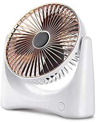 Verano Usb Pequeño ventilador Mini cama Ventilador silencioso de escritorio Recargable Estudiante Dormitorio Sacudir la cabeza Portátil Adecuado para 