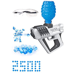 Cricia Pistola de Bolas de Gel eléctrica, Juguete de Pistola de Bolas de Salpicaduras, Pistolas de Bolas de Agua con 2500 gellets y Gafas biodegradabl características