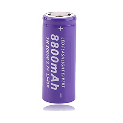 XATRF Batería de Iones de Litio de 3,7v 8800mah 26650, electrónica portátil Recargable para Linterna Led, teléfono móvil, portátil, cámara, Radio, Blu en oferta