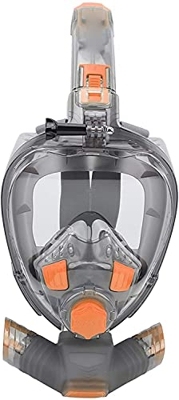 Máscara de Buceo Máscaras de Buceo Bajo el Agua Anti-vaho Máscara de Snorkel de Cara Completa Vista de 180 Grados Buceo Natación Máscara Facial SNO Pr