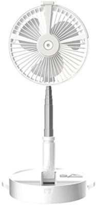 Atomizador de mano Retráctil Altura ajustable Ventilador silencioso Mini USB Ventilador de atomización alimentado por batería recargable Ventilador pe