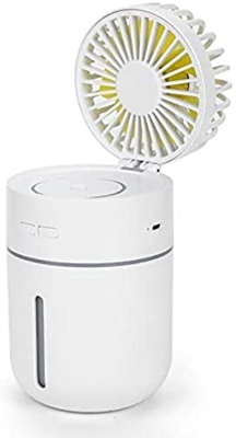 Ventilador humidificador de Verano 2 en 1 portátil de Mano USB Mini Ventilador silencioso difusor de Aceite Esencial para Oficina en casa Viajes al Ai