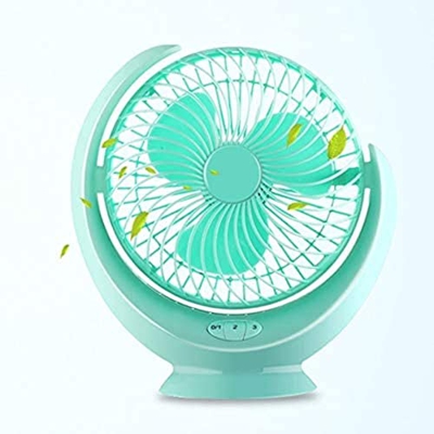 XiangWen Mini ventilador ajustable portátil USB Ventilador de escritorio de doble hoja ultra silencioso Smart Touch enfriador de verano para la oficin