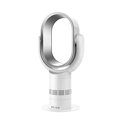 yeSJRL Ventilador Sin Aspas, Ventilador De Torre, Ventilador De Circulación De Purificación Aire - 10 Inch, Temporizador 9 H, 10 Velocidad del Viento,