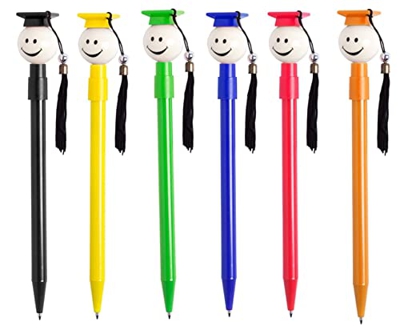 Bolígrafos de graduación, de divertidos colores surtidos pack de 52 unds