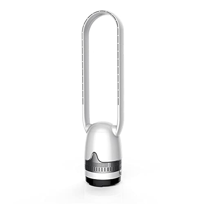 YUXN Ventilador Sin Aspas Ventilador, 8 Velocidades, Oscilación De 120°, Ventilador Sin Hojas Súper Silencioso, Ventilador De Torre con Control Remoto