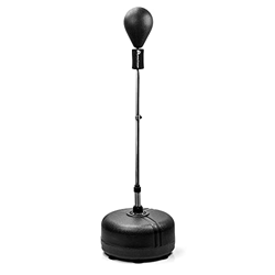Saco de Boxeo - Punching Ball Adultos - Saco Inflable Boxing Ball MMA Gimnasio Fitness (136-154 CM, Black) precio