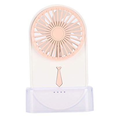 Mini Ventilador de Mano, Ventilador Personal de Carga USB con Cordón E Iluminación de Degradado Colorido Ajuste de 4 Velocidades Ventilador de Mano Po