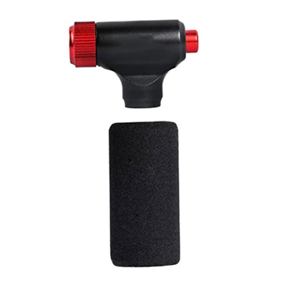 Bicicleta CO2 Cabeza del INFLATOR Portable Aleación de Aluminio Bike Dioxido de Carbono Bomba Manual