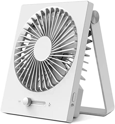 XiangWen Mini ventilador de carga portátil plegable USB ventilador ultra silencioso botón de empuje ventilador de escritorio fresco de verano adecuado