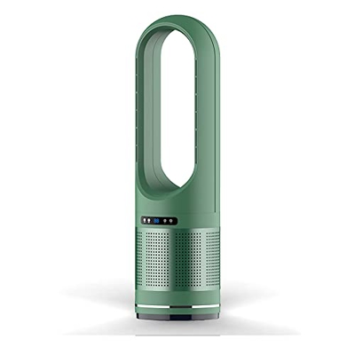 YUXN Ventilador De Torre con Control Remoto, Ventilador Y Calentador Sin Aspas En Uno, Enfriamiento Silencioso, Ventilador Oscilante Portátil para Dor