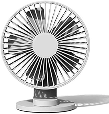 XiangWen Ventilador silencioso USB con Clip de Escritorio 2 en 1 Giratorio de 90 ° 3 Modos Ventilador de enfriamiento de Velocidad del Viento para Ofi