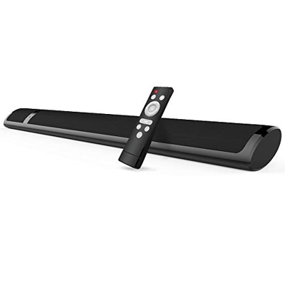 Barras de Sonido para TV Bluetooth Sonido Envolvente Montaje en Pared con Control Remoto para Opt HDMI Coax AUX RCA Jack