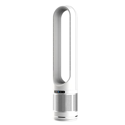 Ventilador de pedestal sin aspas, ventilador de torre, Ventilador oscilante silencioso con control remoto/LED táctil, Ventilador de refrigeración del  precio