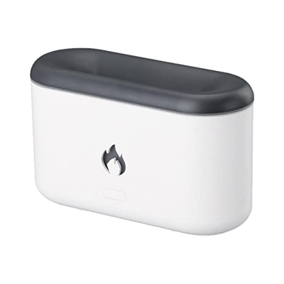Colcolo Humidificador de aire de 300 ml Difusor de aceite esencial con atomizador de llama realista Humidificadores de niebla silenciosos para el hoga