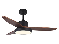 Ventilador de techo con motor DC y palas de madera 166cm LED 3 colores y wifi DARKWIND KlassFan características