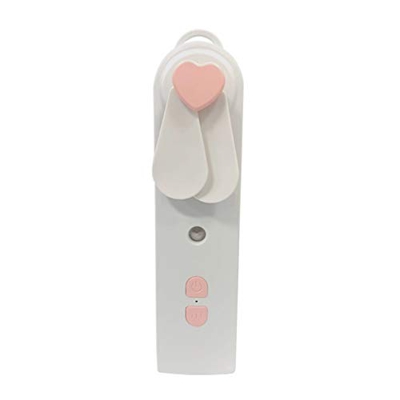 HJINGBIN Portable 2 en 1 Mini humidificador de Ventilador USB Ventilador de Agua Recargable Ventilador de Vapor acondicionador de Vapor acondicionador
