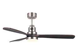 Ventilador de techo DC palas de madera 132cm con dimmer LED en 3 tonos y Wifi LANZAROTE KlassFan características