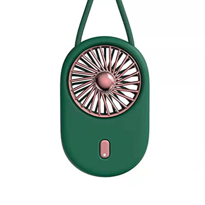 HJINGBIN Atrácelo con Cuello Colgante de cordón Lanzamiento de Escritorio Plegable portátil USB Cargando Mini Mudo