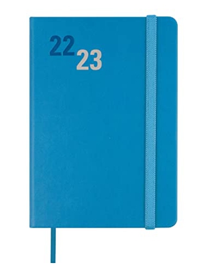 Finocam - Agenda 2022 2023 Natural Croma 1 Día Página Septiembre 2022 - Agosto 2023 (12 meses) Azul Catalán