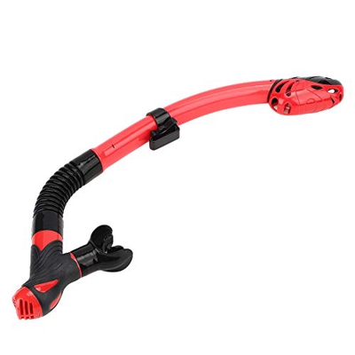 Aoutecen Manguera de Respiración de Buceo, Escape Unidireccional Seguro Tubo de Respiración de Esnórquel Cómodo Boquilla de Silicona Roscada para Acce