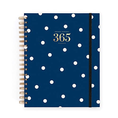 AGENDA CHARUCA SEMANAL SIN FECHAS. NAVY. L