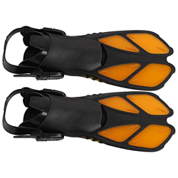 Eulbevoli Aletas Largas de Buceo, Aletas de Snorkel TPR + PP Naranjas Antideslizantes para Actividades de Buceo en la Piscina Hombres Mujeres(SG) en oferta