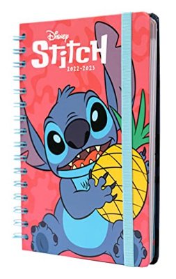 Agenda 2022 2023 semana vista Disney Stitch - Agenda A5 - Agenda escolar 2022 2023 desde agosto 2022 a julio 2023│Agenda semana vista - Agenda Stitch 