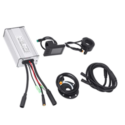 Demeras Controlador de Motor sin Escobillas de 36 V 48 V 500 W, Buena Disipación de Calor, Controlador de Motor de Bicicleta Eléctrica de Repuesto, Pr características