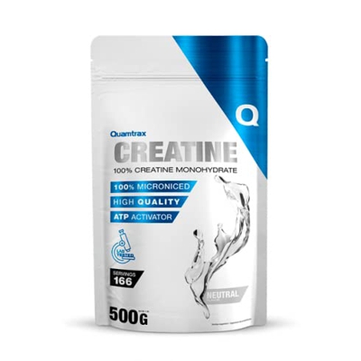 quamtrax creatine super micronized formula, 500 gramos