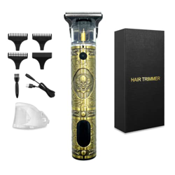 Maquinilla de Afeitar Hombre - Maquina Cortar Pelo - Recortadora de Barba - Máquina Cortar Pelo Profesional Inalámbrico Carga USB (Cowboy) en oferta