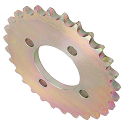 Uxsiya Piñón de Cadena de 28 Dientes, Piñón de Acero Duradero, Piñón Trasero Desmontable para Cadena de Triciclo para Bicicleta de Piñón Fijo características