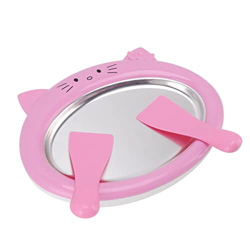 KAKAKE Placa para Hacer Helados, Máquina de Yogur Frito, Diseño Desenchufado, Limpieza Directa, Estilo Lindo, Grado Alimenticio para el Hogar(Rosado) características