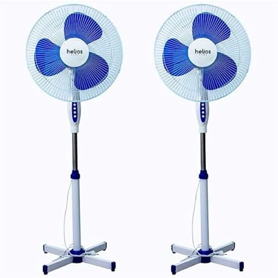Pack de 2 ventiladores de pie Levante Helios Home 16" 45W blanco