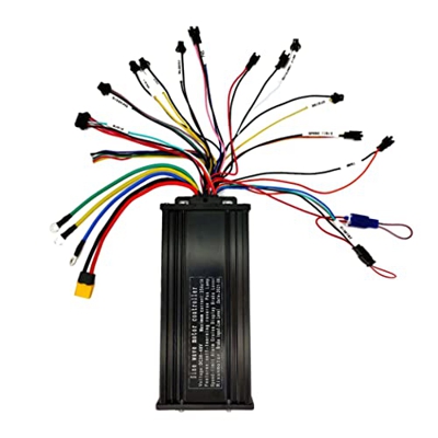 SouiWuzi Controlador de Bicicleta eléctrica 36V 48V 52V 1500W Controlador de Velocidad de Velocidad eléctrica Controlador de Motor Herramienta