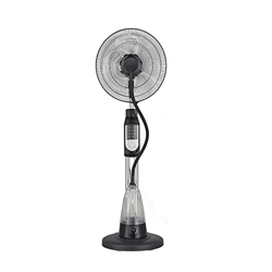 Decorspace - Ventilador de pie con nebulizador de agua "Brio" mando a distancia y temporizador en oferta