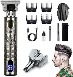 Recortadora de barba, cortapelos profesionales, cortapelos de barba eléctrico, cortapelos inalámbricos, barba de precisión recargable, kit de mantenim características